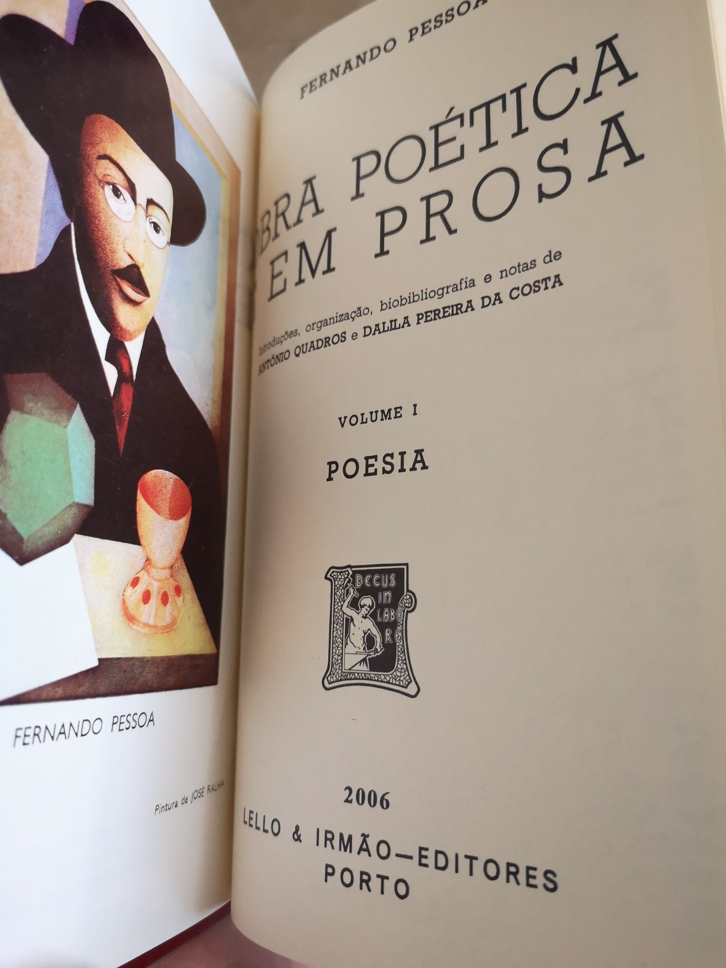 Fernando Pessoa - 3 volumes NOVOS, papel bíblia