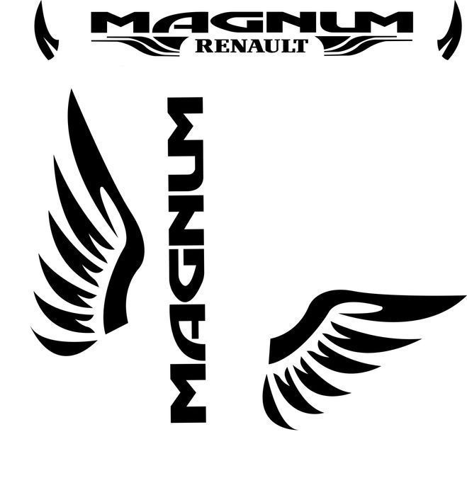 Наклейка на Renault Magnum (комплект)