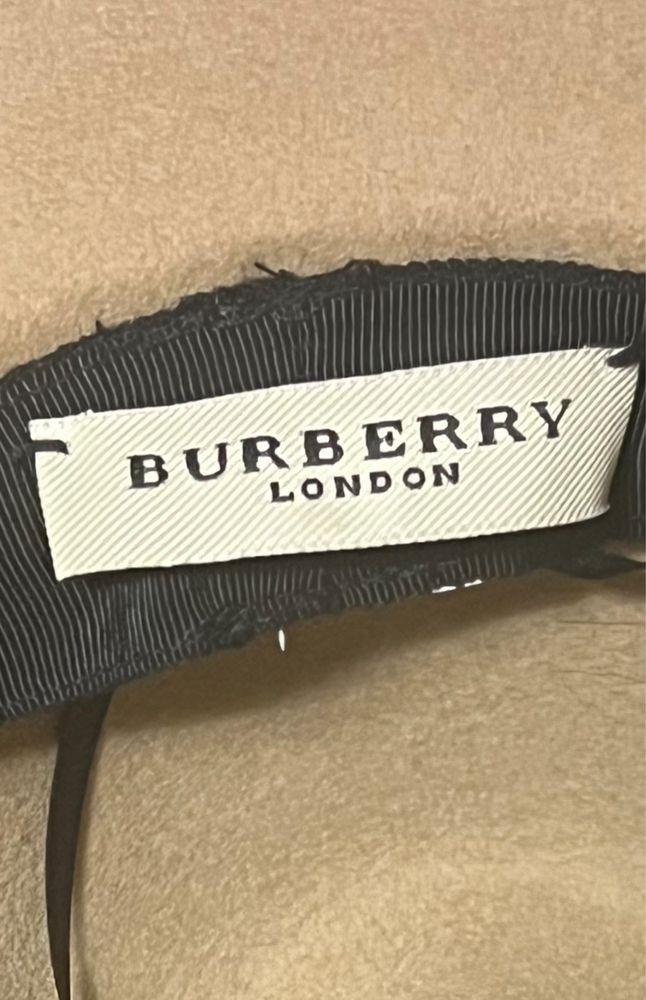 Kapelusz burberry kaszmirowy