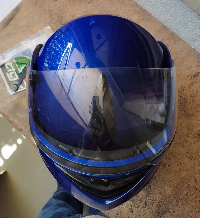 Capacete AGV Azul Metalizado