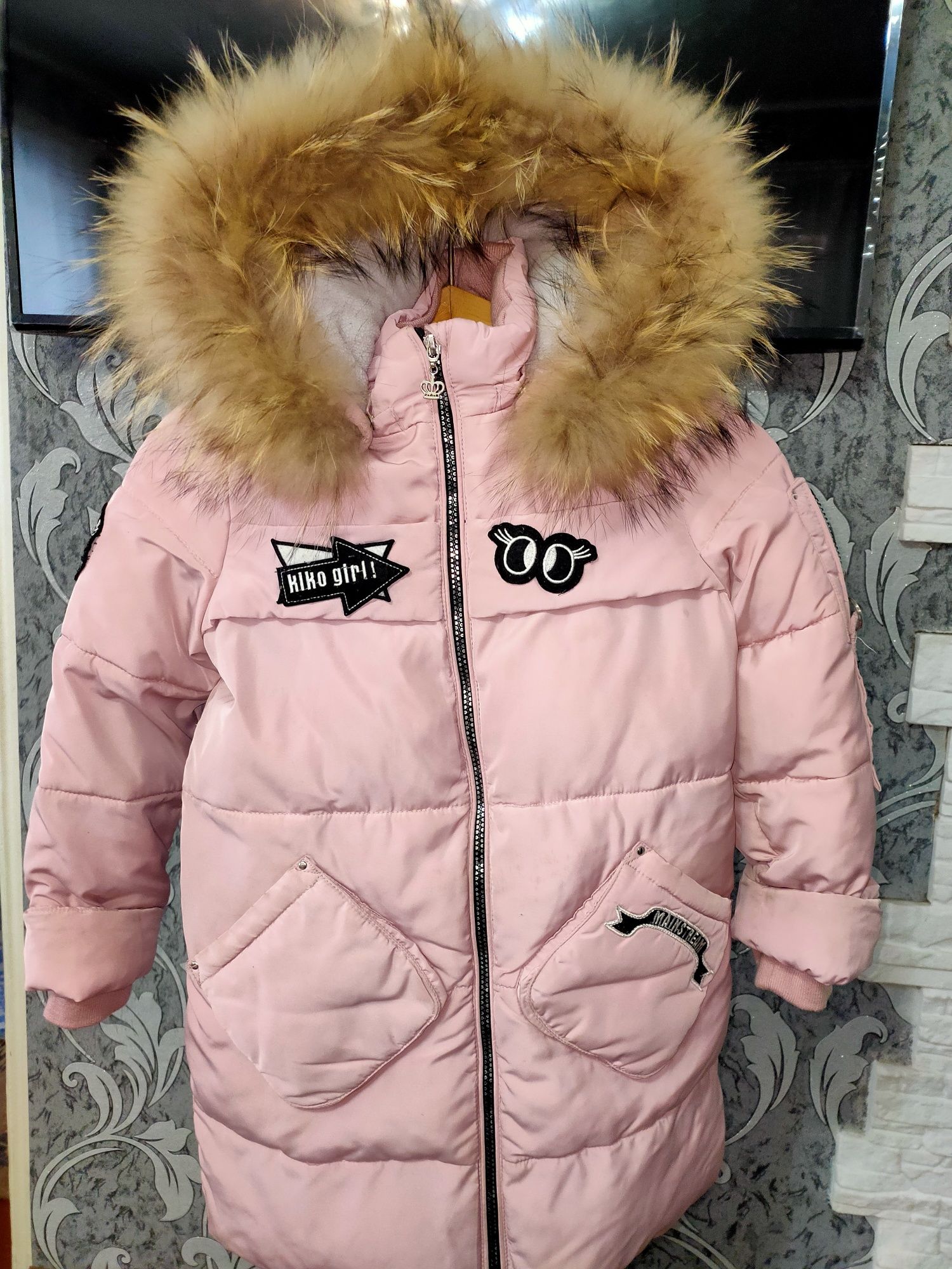 Куртка-пальто, пуховик для девочки КIКО