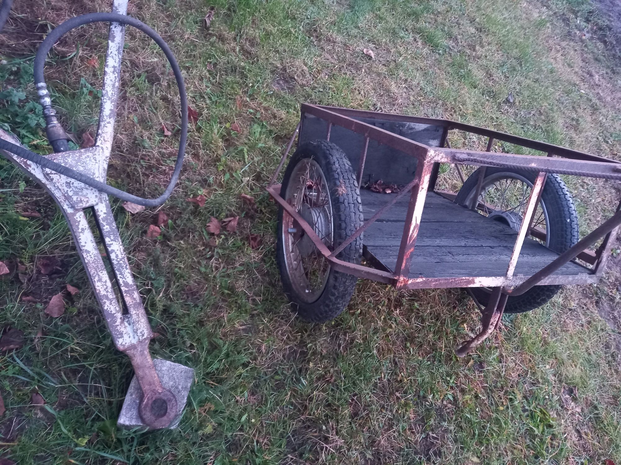 Wózek ogrodowy koła WSK