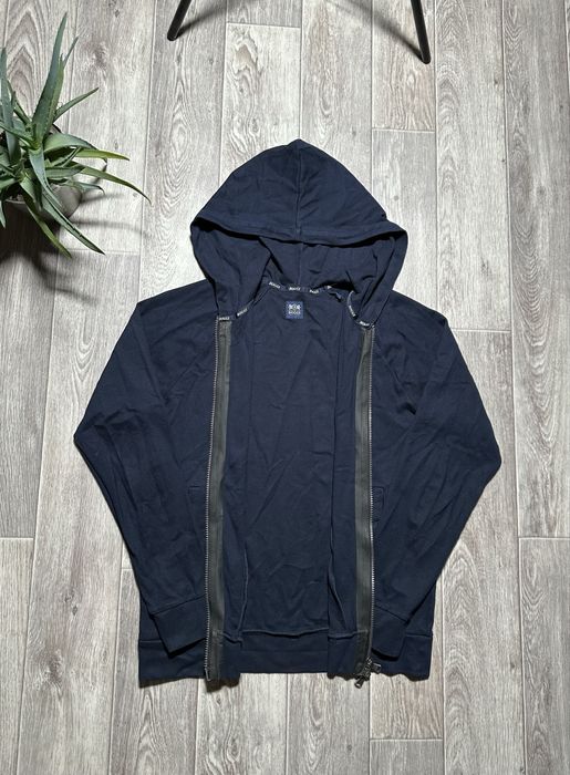 Зіп худі Boggi Milano Full Zip Navy Hoodie