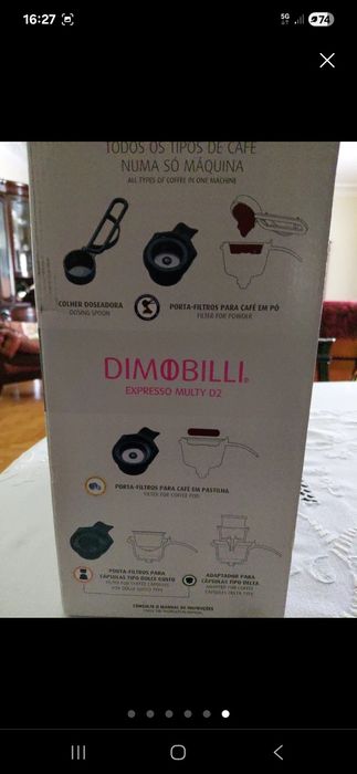 Máquina de cafe nova