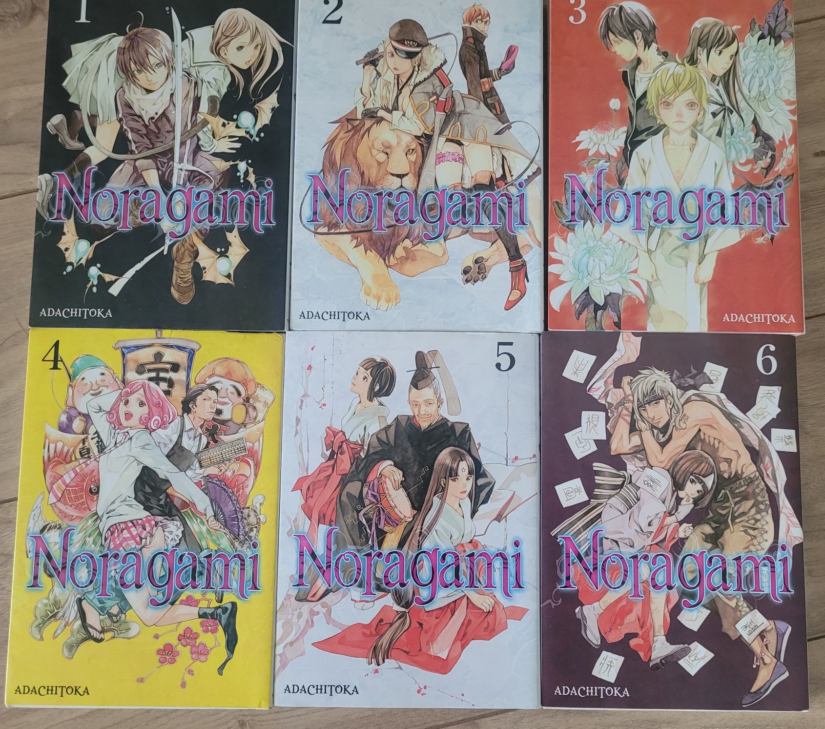Noragami manga tomy 1-6 PL