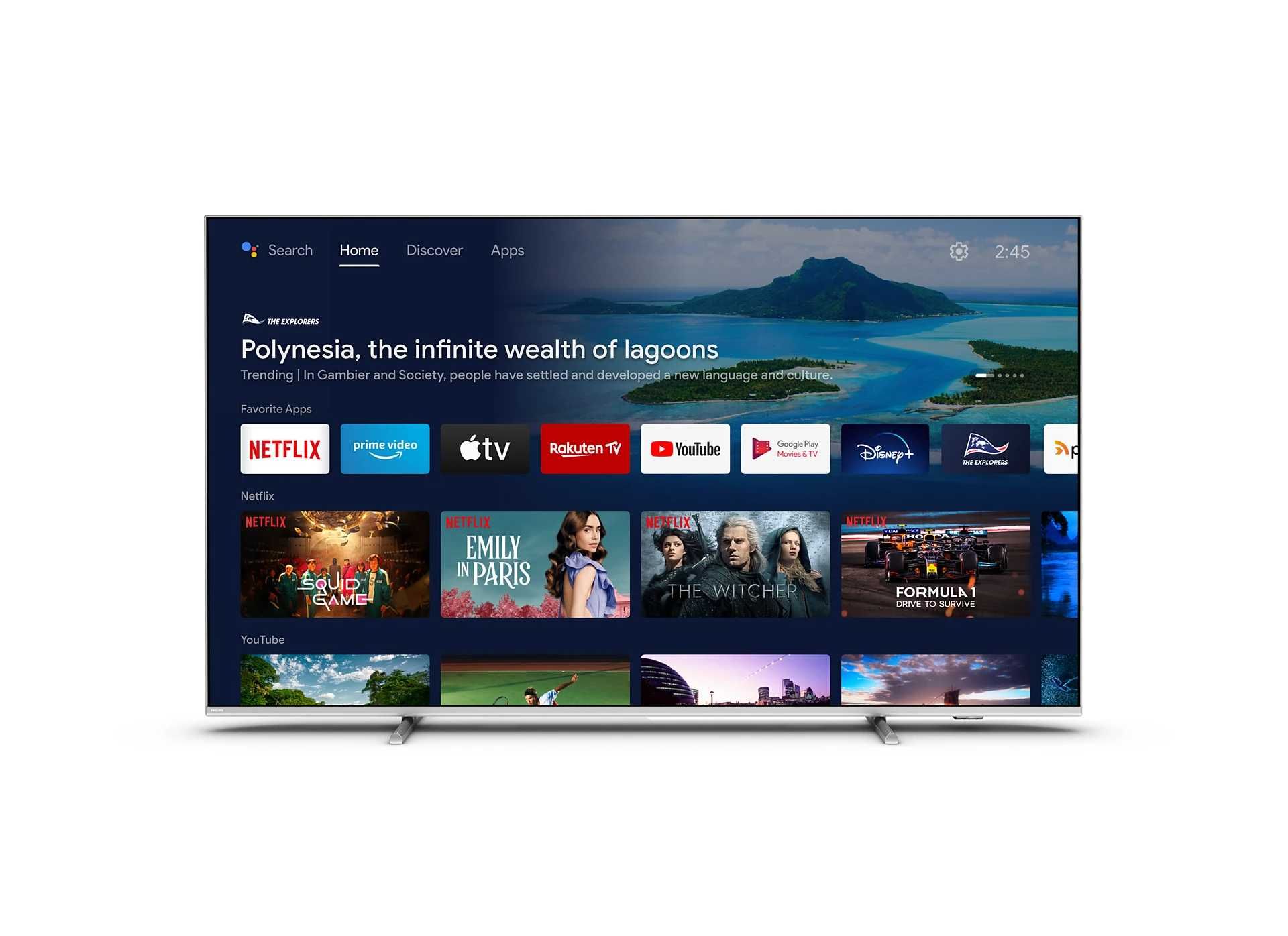 Philips 55 cali 4K 3xambilight hdr Smart WIFI DVB-T2 55PUS8057 gw3m