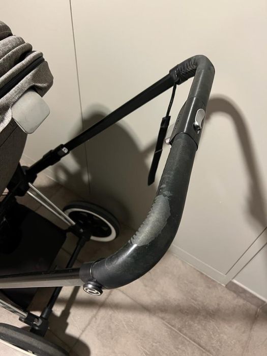 Wózek Cybex Priam LUX Manhattan Gray 2.0 2w1 szary gondola spacerówka