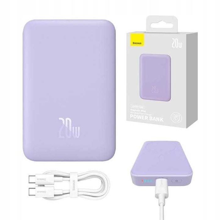 Baseus Magnetic Mini Powerbank 10000mAh 20W Magsafe iPhone Sklep Wawa