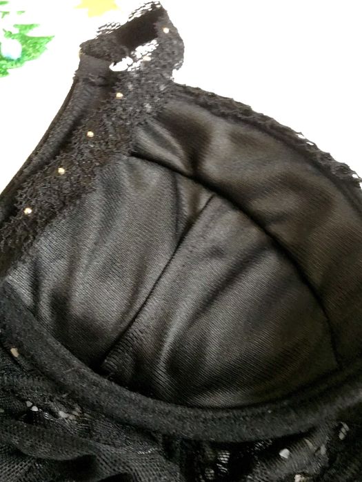 Бюстьє Чорне. Мереживо. Push up. 75 A.