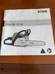 Оригінальна інструкція з експлуатації бензопили STIHL MS 170, 180,180C
