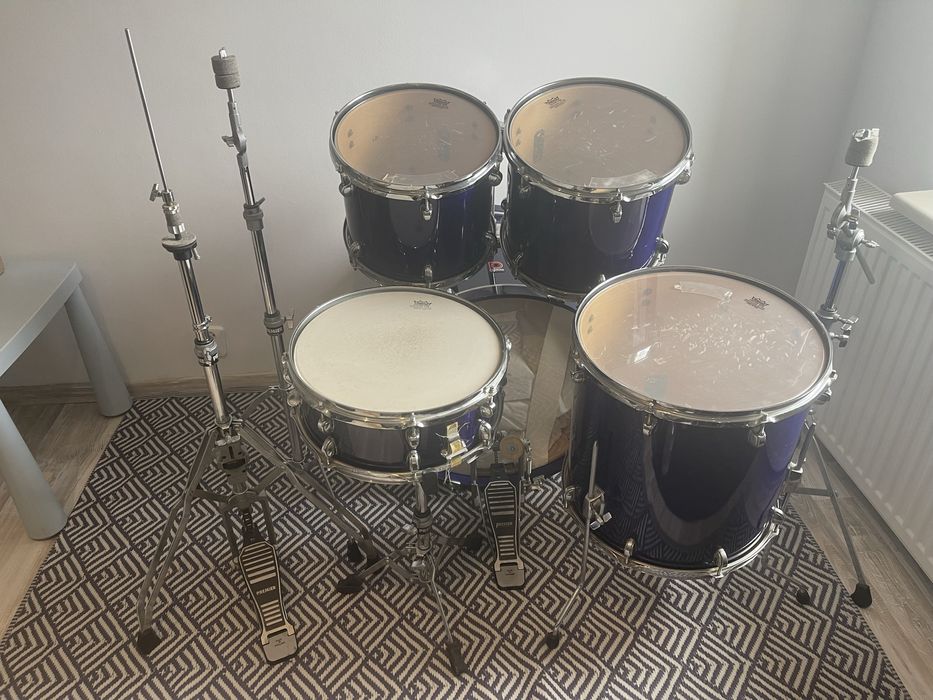 Perkusja Premier XPK Made in England!!! W komplecie werbel i statywy