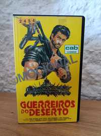 Filme VHS Guerreiros do Deserto (Wheels of Fire) Cirio Santiago