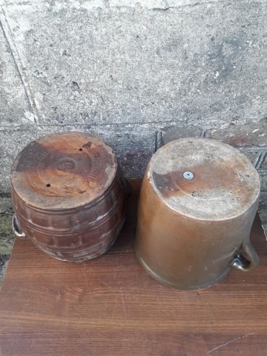 Stare garnki  dzbanki z kamionki .