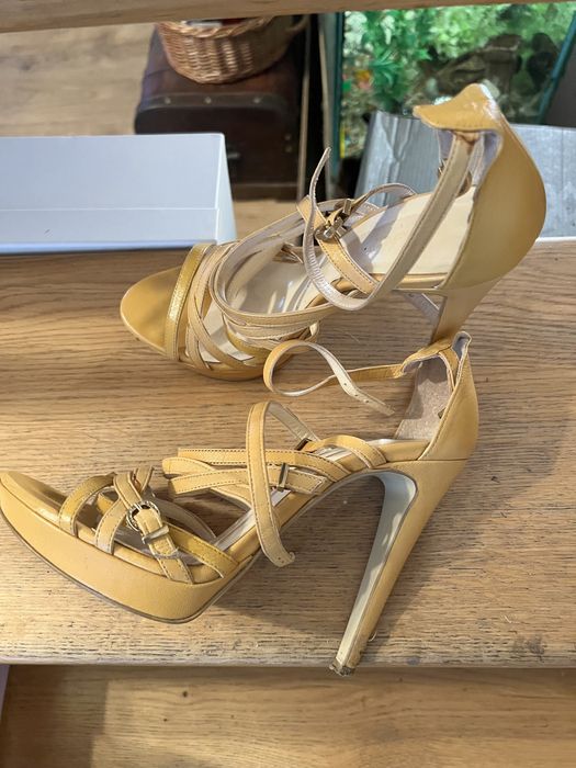 sandały szpilki skóra LiuJo