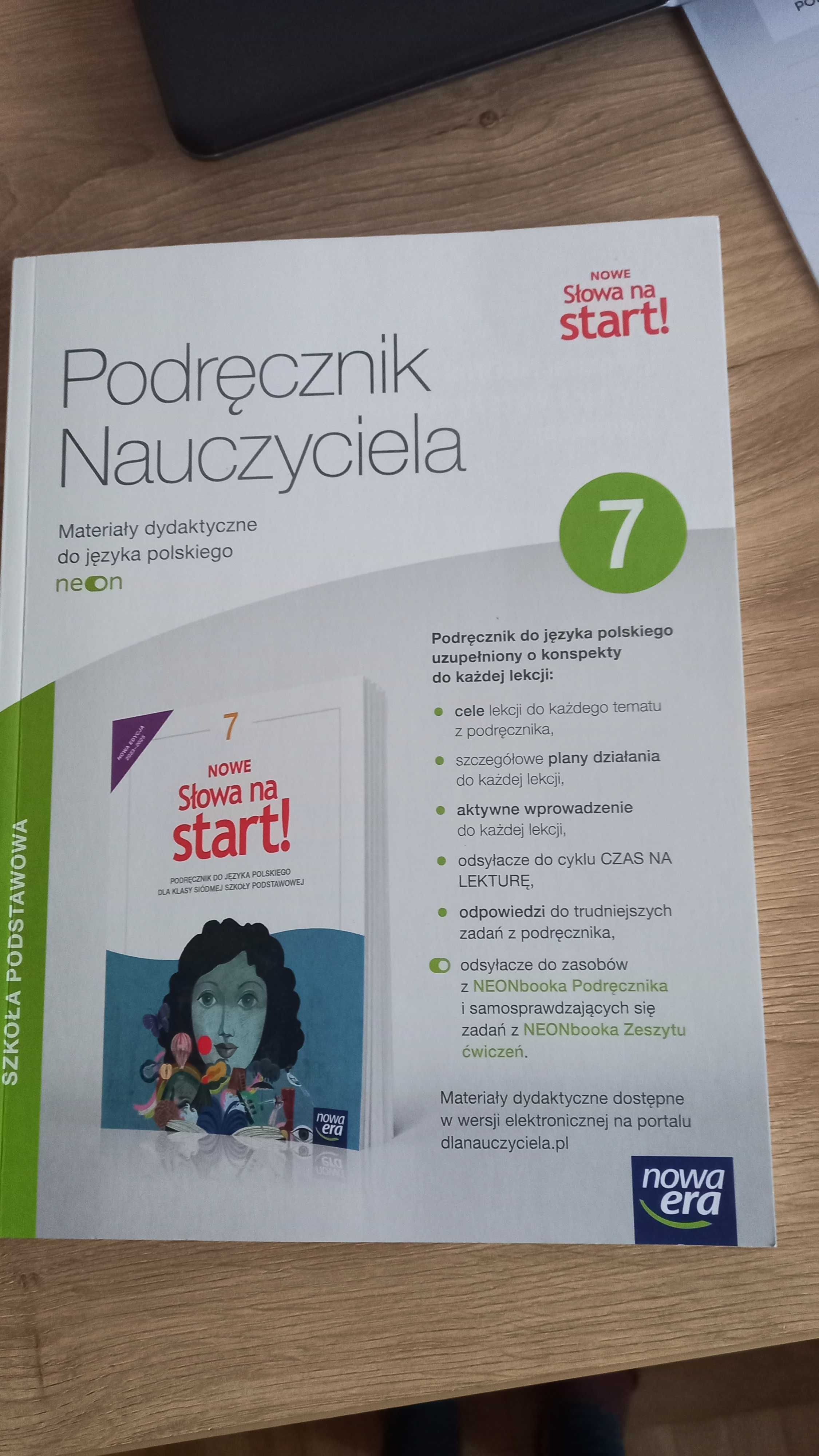 Podręcznik nauczyciela język polski 7