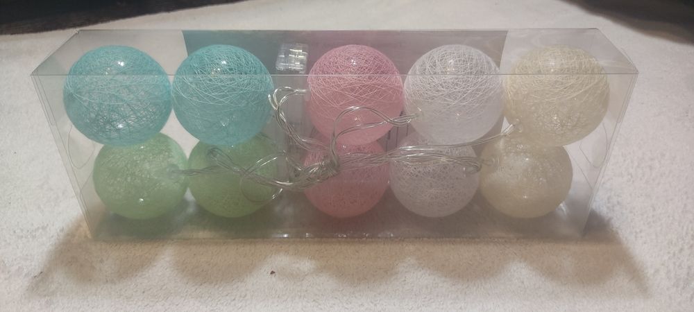 Гирлянда новогодняя из шаров 10ламп