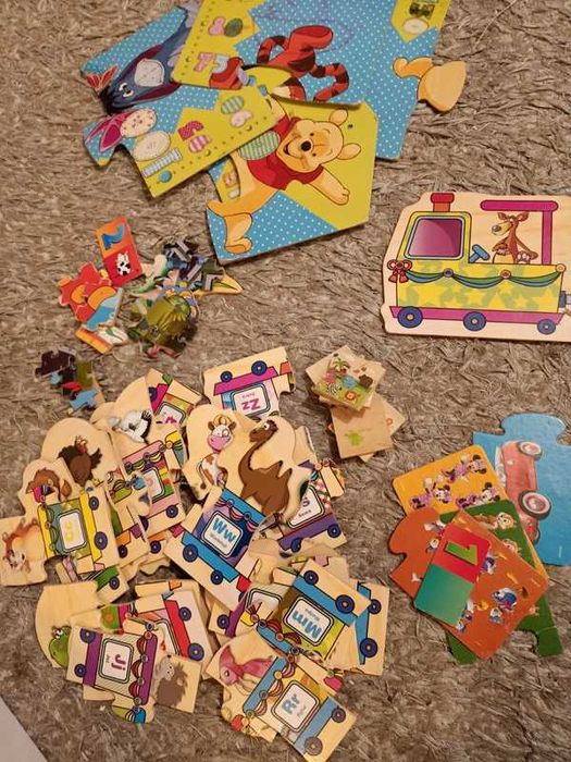Mix różne puzzle dziecięce