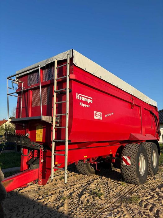 Krampe Big Body 750 przyczepa rolnicza tandem skorupa