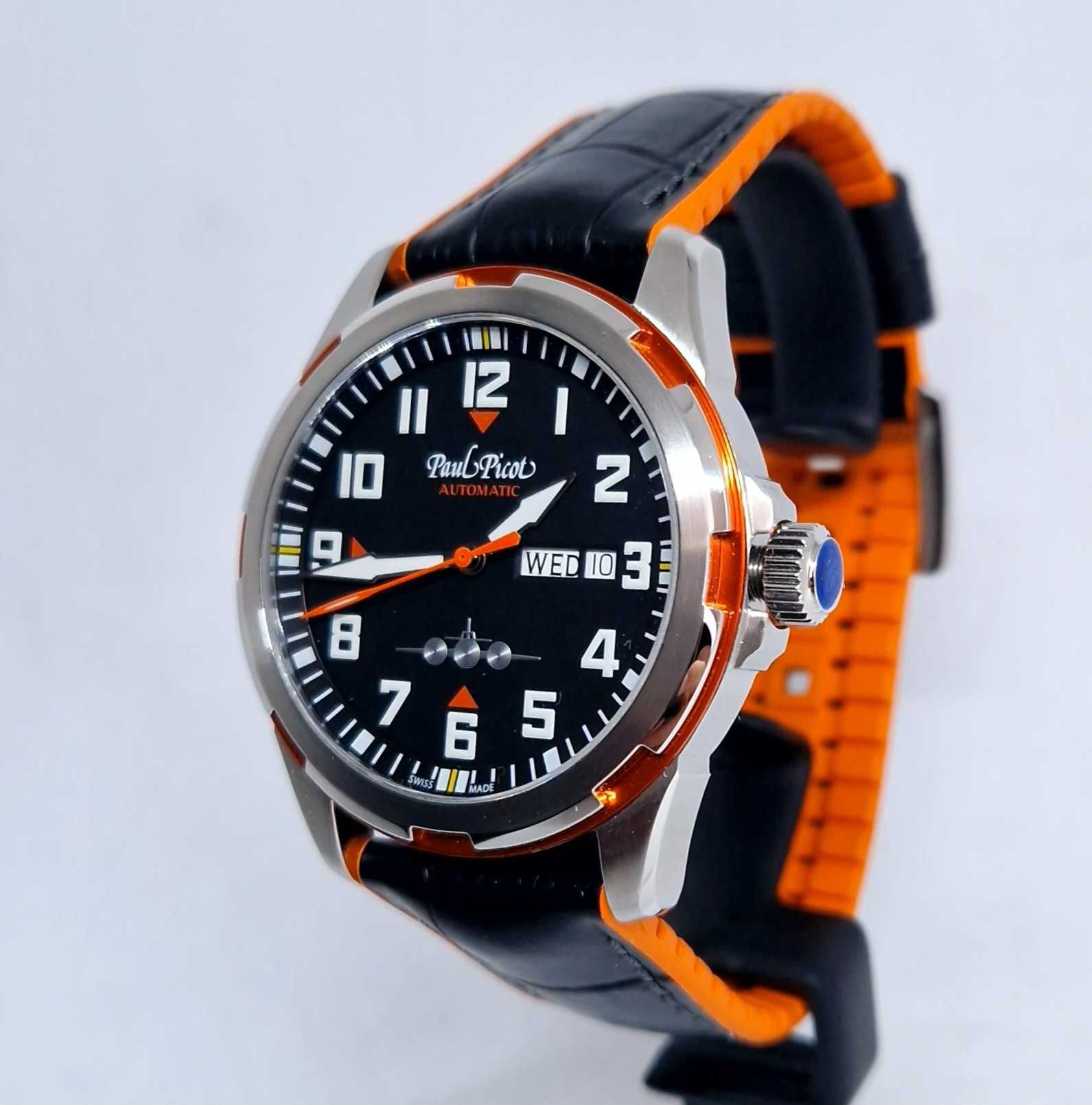 Акція Paul Picot Pilot 42mm P2053.SGO.9071.3314-O.