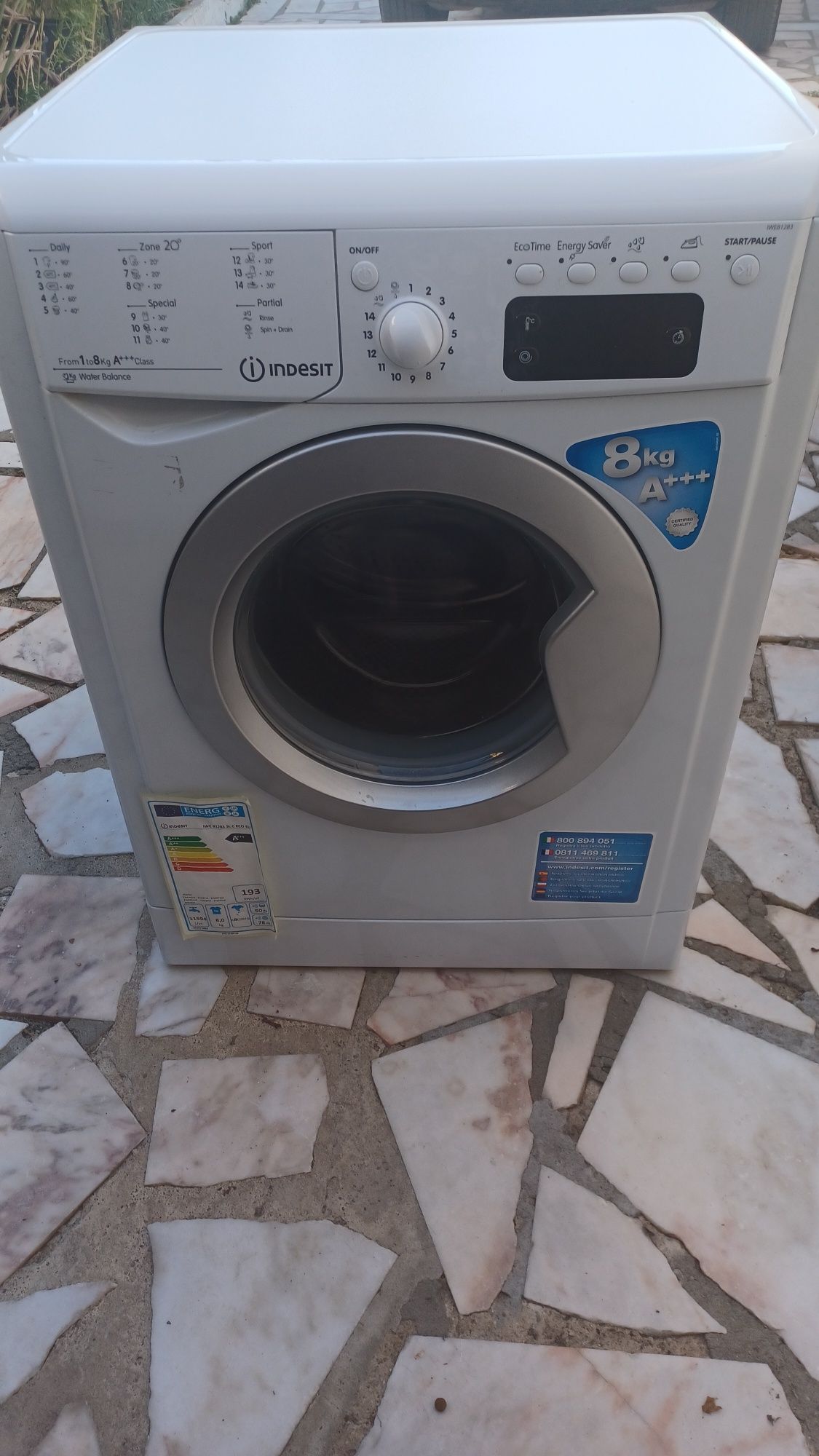 Indesit IWE 81283 SL CEC EU 8Kg