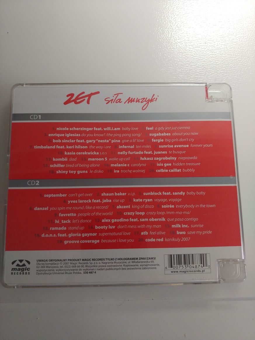 Płyta CD (2×CD)Radio Zet Największe Przeboje 2007/2008