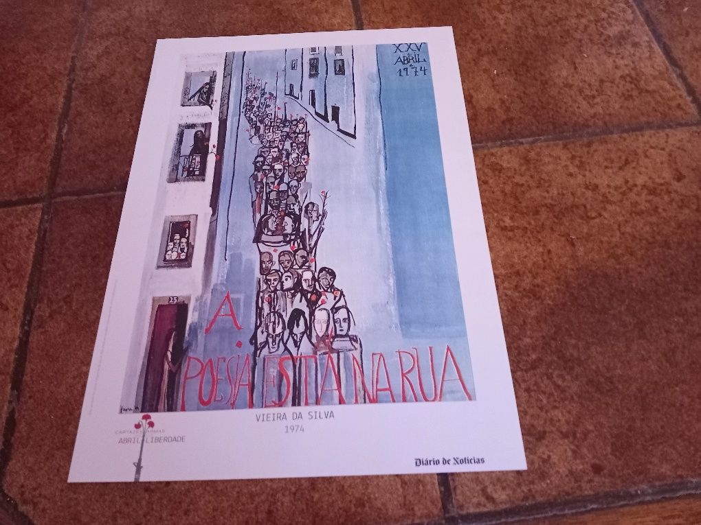 Cartazes de Abril, Armas da Liberdade, jornal Diário Notícias,