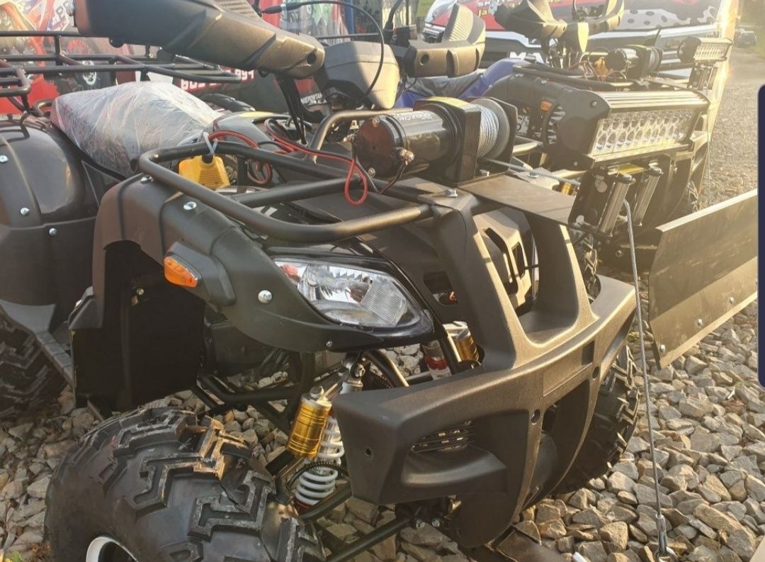 Quad Quady 250 cc XLL 24km Nowość +pług+wyciągarka +hak Nowy Gwarancja