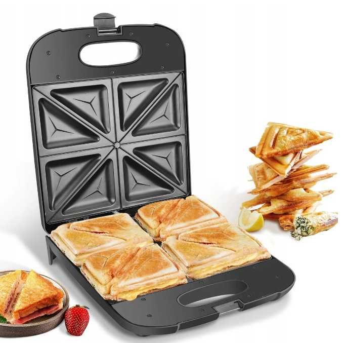 Opiekacz Aigostar 300000ZGC czarny 1400 W