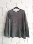 C&A luźny sweter w gwiazdki - damski sweterek w gwiazdy