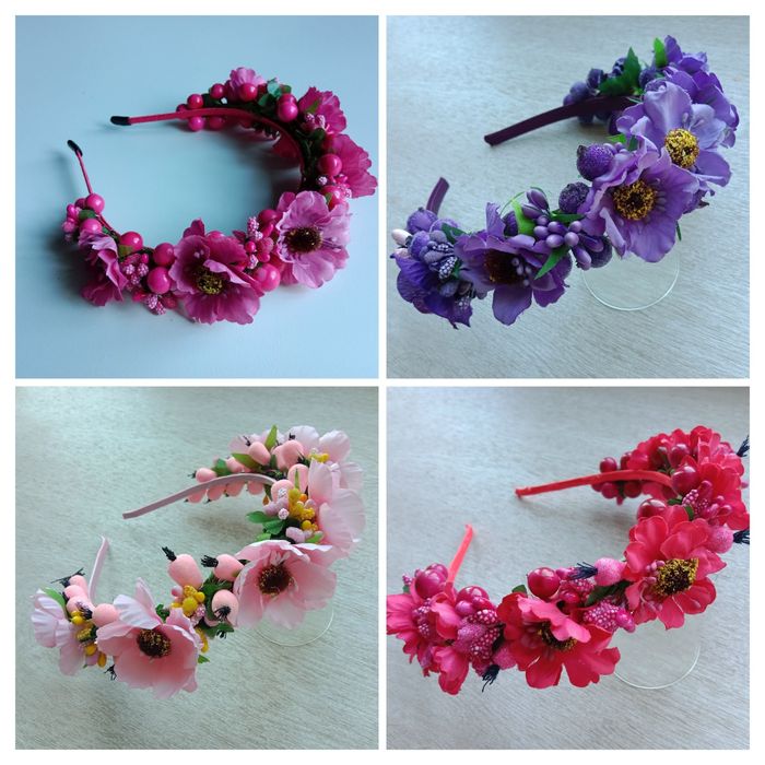 Любой 100 грн Обруч ободок веночек