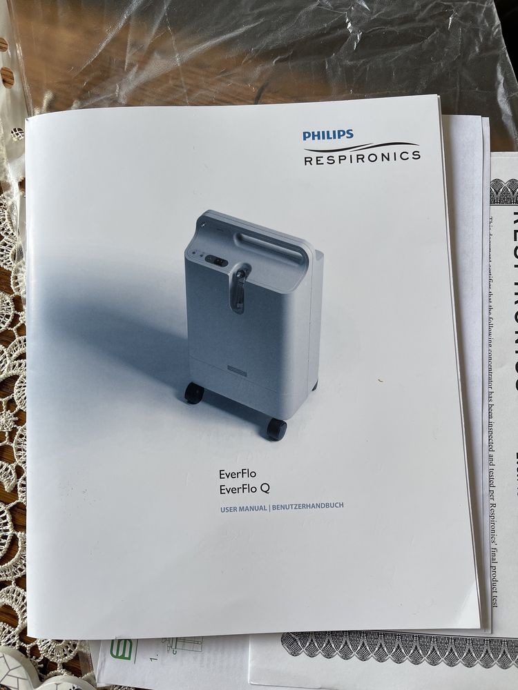 Koncetrator tlenu Philips EverFlo. Tylko 71h pracy!