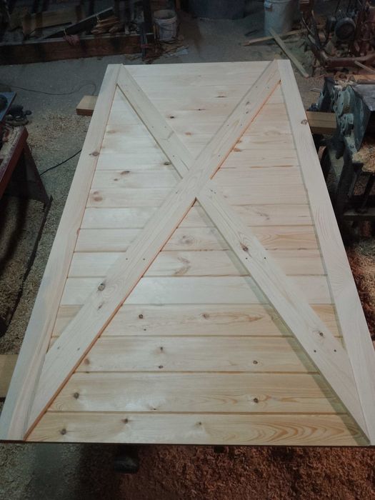 Drzwi przesuwne sosnowe