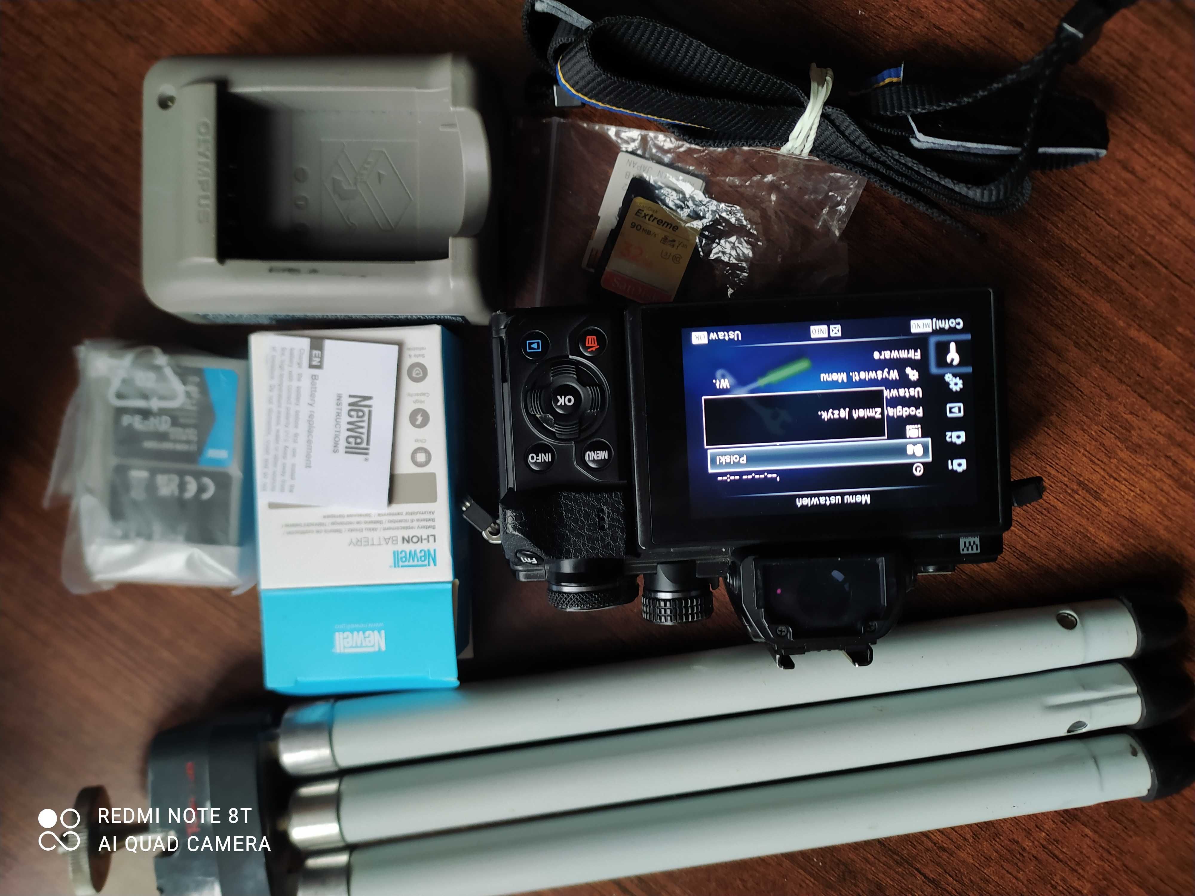 Niewiele używany aparat fotograficzny OLYMPUS OM-D E-M10 Mark II BODY