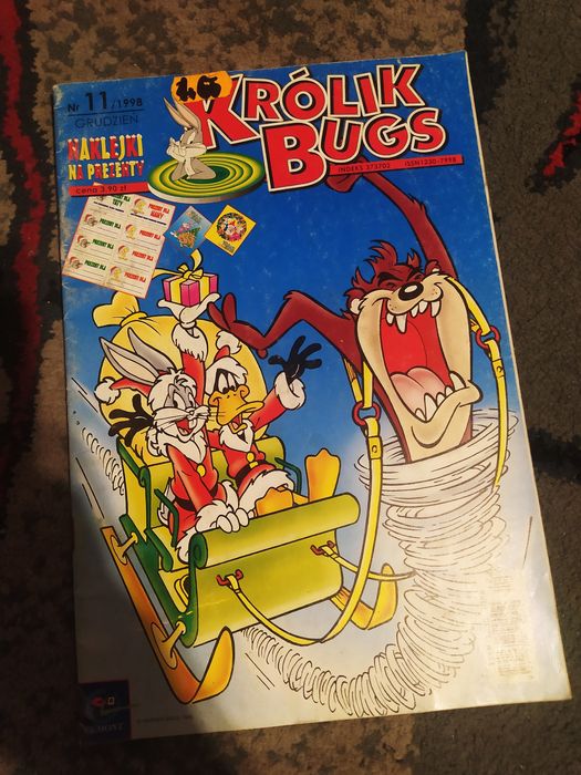 Królik Bugs Egmont Komiks + Dodatek Świąteczny 1998 Bugs Bunny