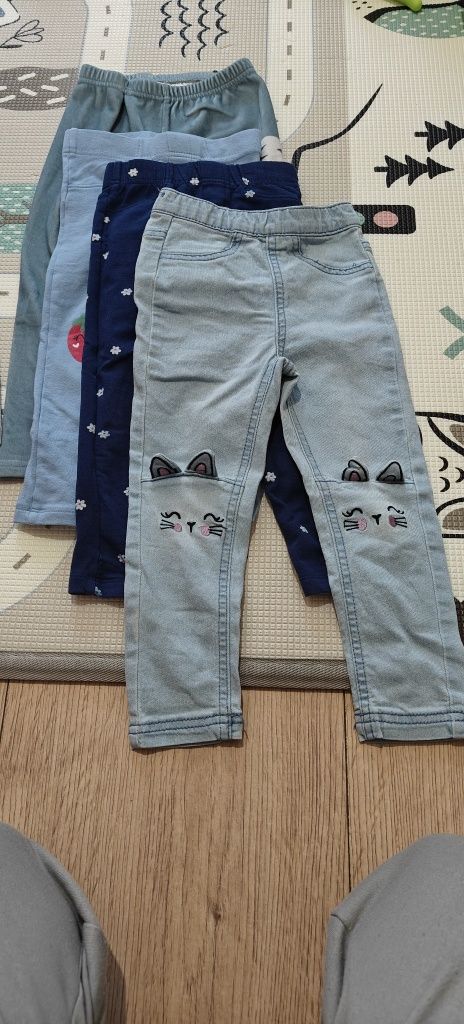 Spodnie i legginsy dziewczęce 98