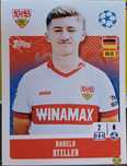 Naklejka kolekcjonerska Topps – Angelo Stiller (Niemcy / VfB Stuttgart