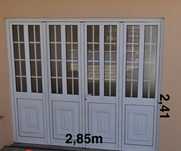 Porta garagem de 4 folhas