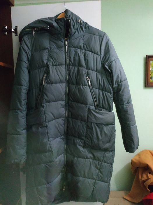 Пуховик пальто куртка великого розміру женская. Батал.