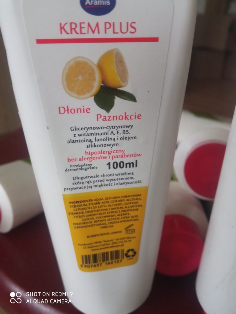 Krem do rąk i paznokci.