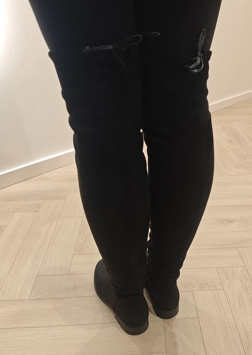 Kozaki za kolano RYŁKO, rozmiar 37