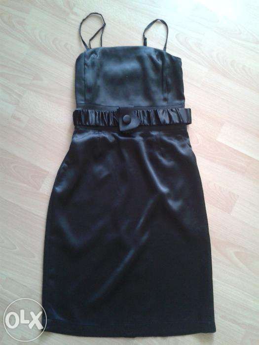 Vila Jean Corsage Dress czarna sukienka rozm. M