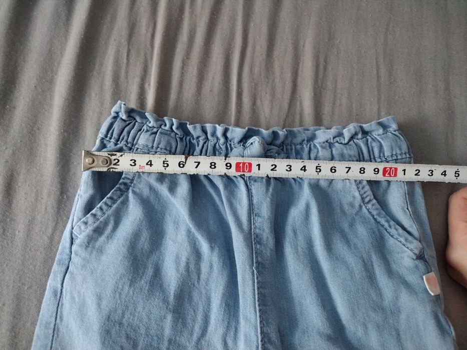 Spodnie niemowlęce jeansowe h&m 80