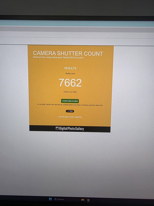 Câmara fotográfica Sony A7R III A7R 3 como nova. Baixa contabilidade d