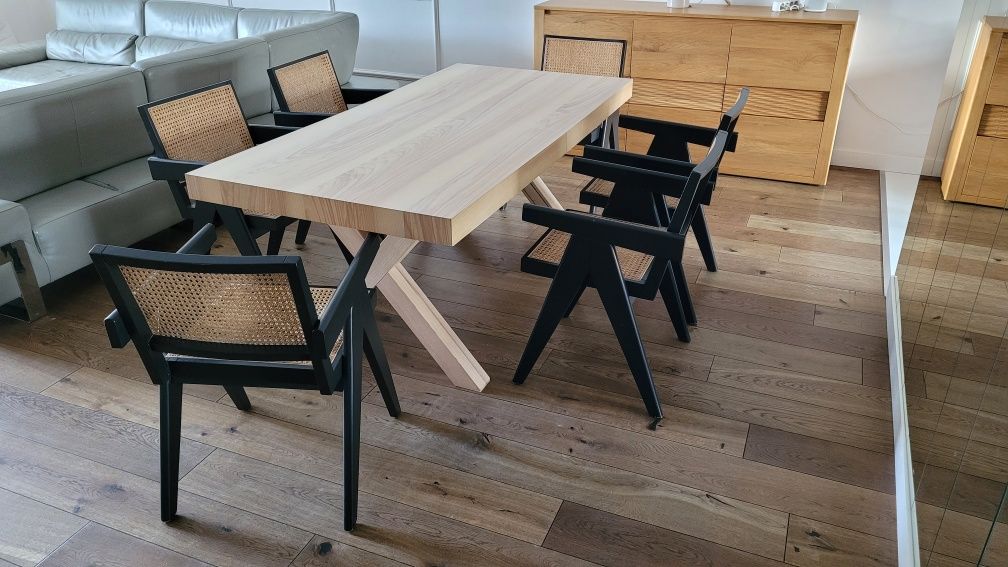 Zestaw - Stół i 6 krzeseł