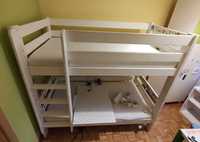 łóżko piętrowe z materacami dla dziecka - możliwy transport