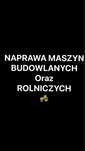 Naprawa maszyn budowlanych i rolniczych mobilnie