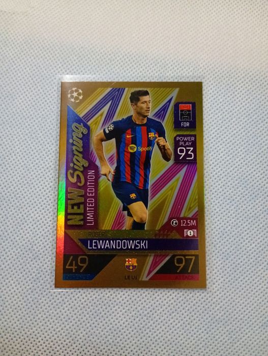 Carta Topps Limited Edition Robert Lewandoski