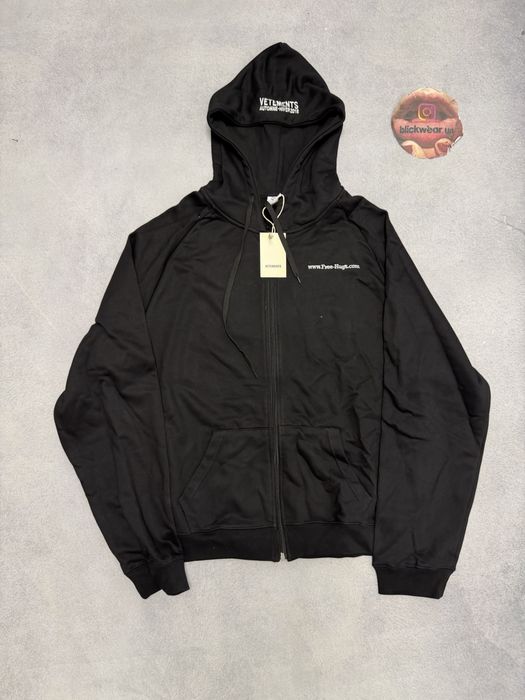 Зип худи Vetements Free hugs M L