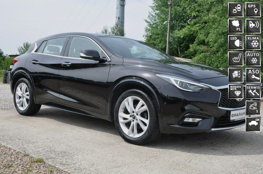 Infiniti Q30 Full Led|bose|Skóra|Kamery 360|automat|Bezwypadkowy|Gwarancja|