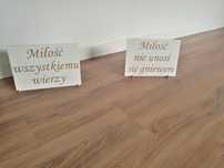Tabliczki HYMN O MILOSCI 12szt.